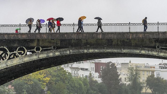 El tiempo - Lluvias generalizadas, nevadas débiles y ascenso de temperaturas