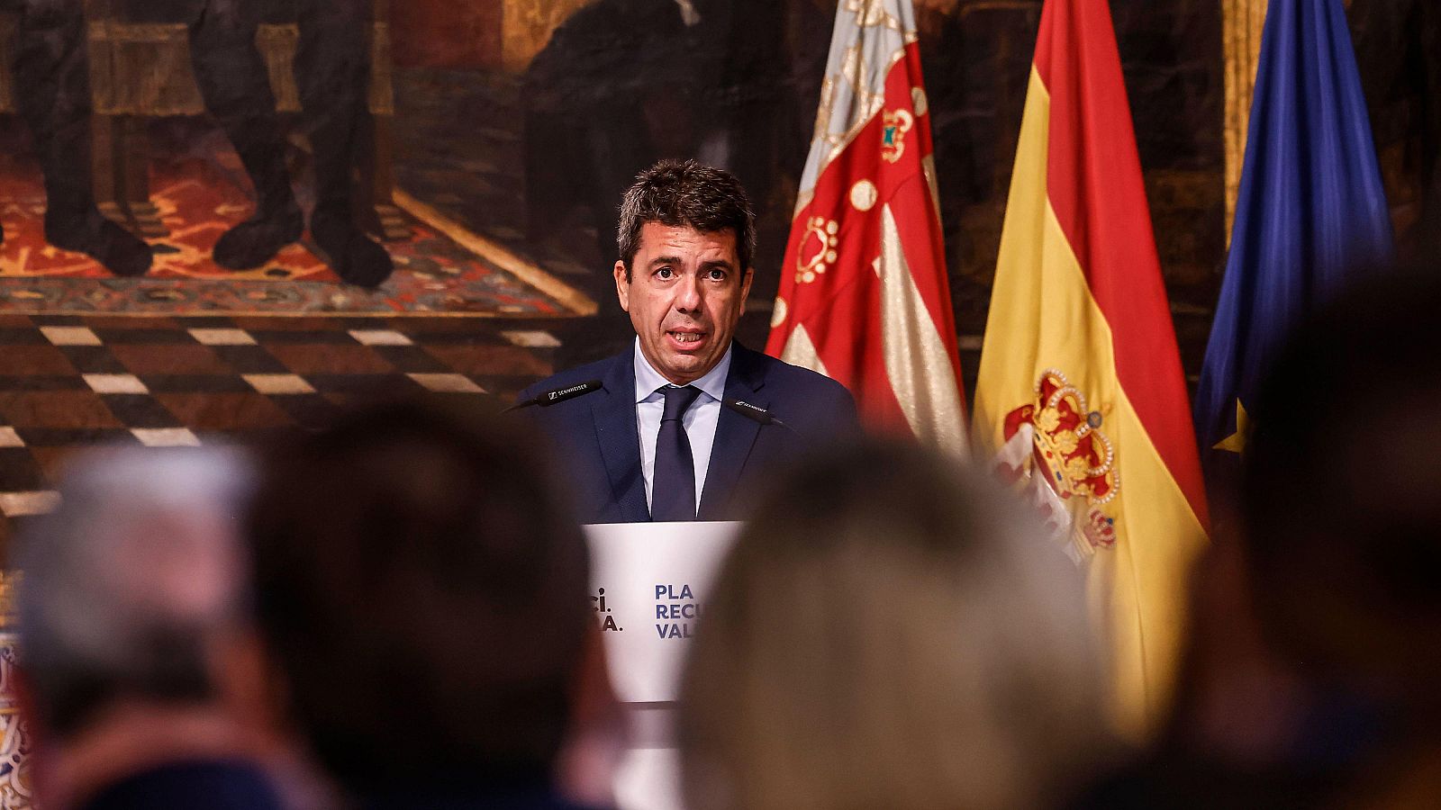 Mazón asegura que no se ha planteado personarse en la causa judicial sobre la dana - La hora de La 1 | Ver