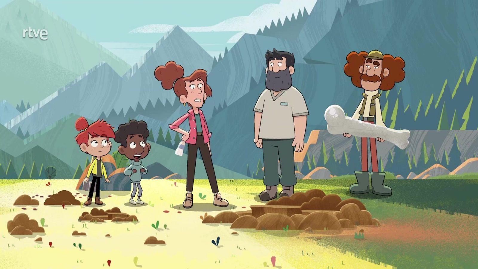 El hueso de dinosaurio - El refugio de Audrey | Ver