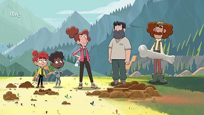 El hueso de dinosaurio