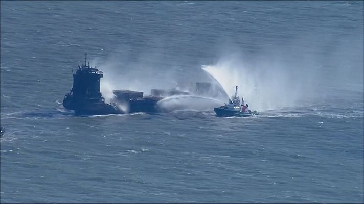 La tarde en 24h - Detenido un hombre por homicidio imprudente tras la colisión de dos buques en Inglaterra
