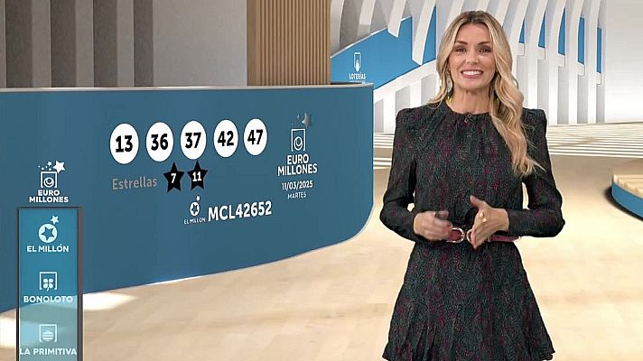 Loterías - Sorteo de la Bonoloto y Euromillones del 11/03/2025