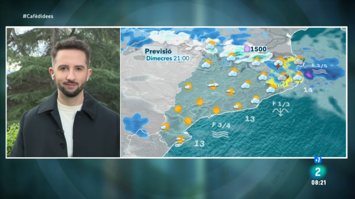 El temps - Dimecres amb una mica de tot, abans de més pluja i fred els pròxims dies