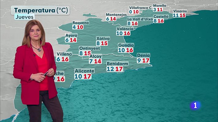 L'informatiu - Comunitat Valenciana - El tiempo en la Comunitat Valenciana - 12/03/2025