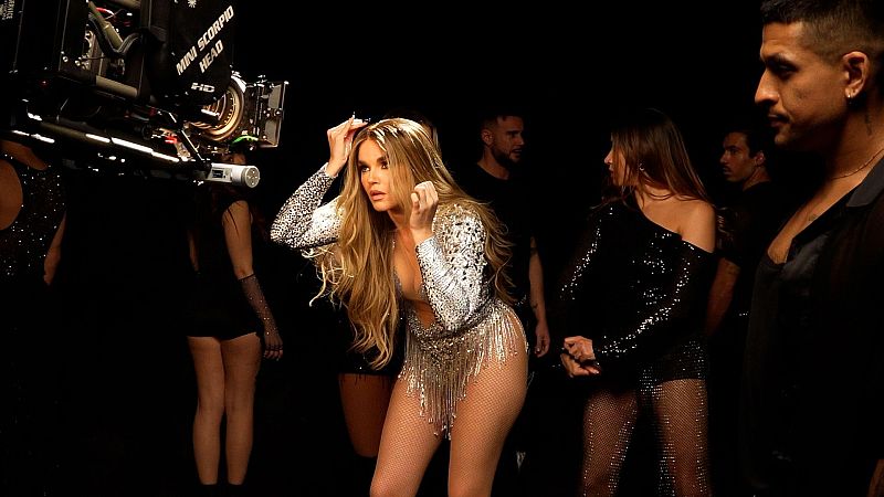 Making of del videoclip "ESA DIVA" de Melody