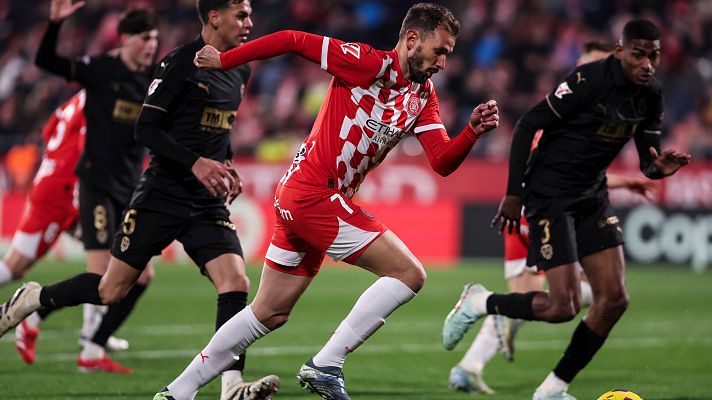 Resúmenes de LaLiga - Girona - Valencia: resumen del partido de la 28ª jornada de Liga | Primera