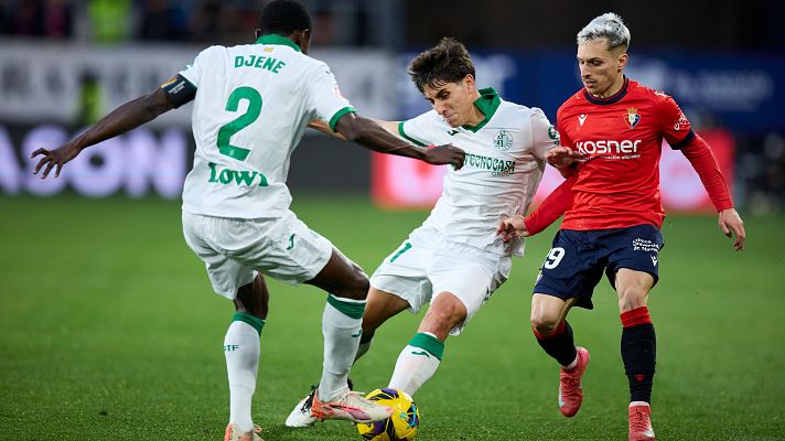 Resúmenes de LaLiga - Osasuna - Getafe: resumen del partido de la 28ª jornada de Liga | Primera