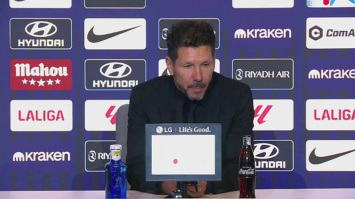 Fútbol - Simeone: "El gol de Lewandowski nos hizo daño, nos llevó a un escenario de dudas"