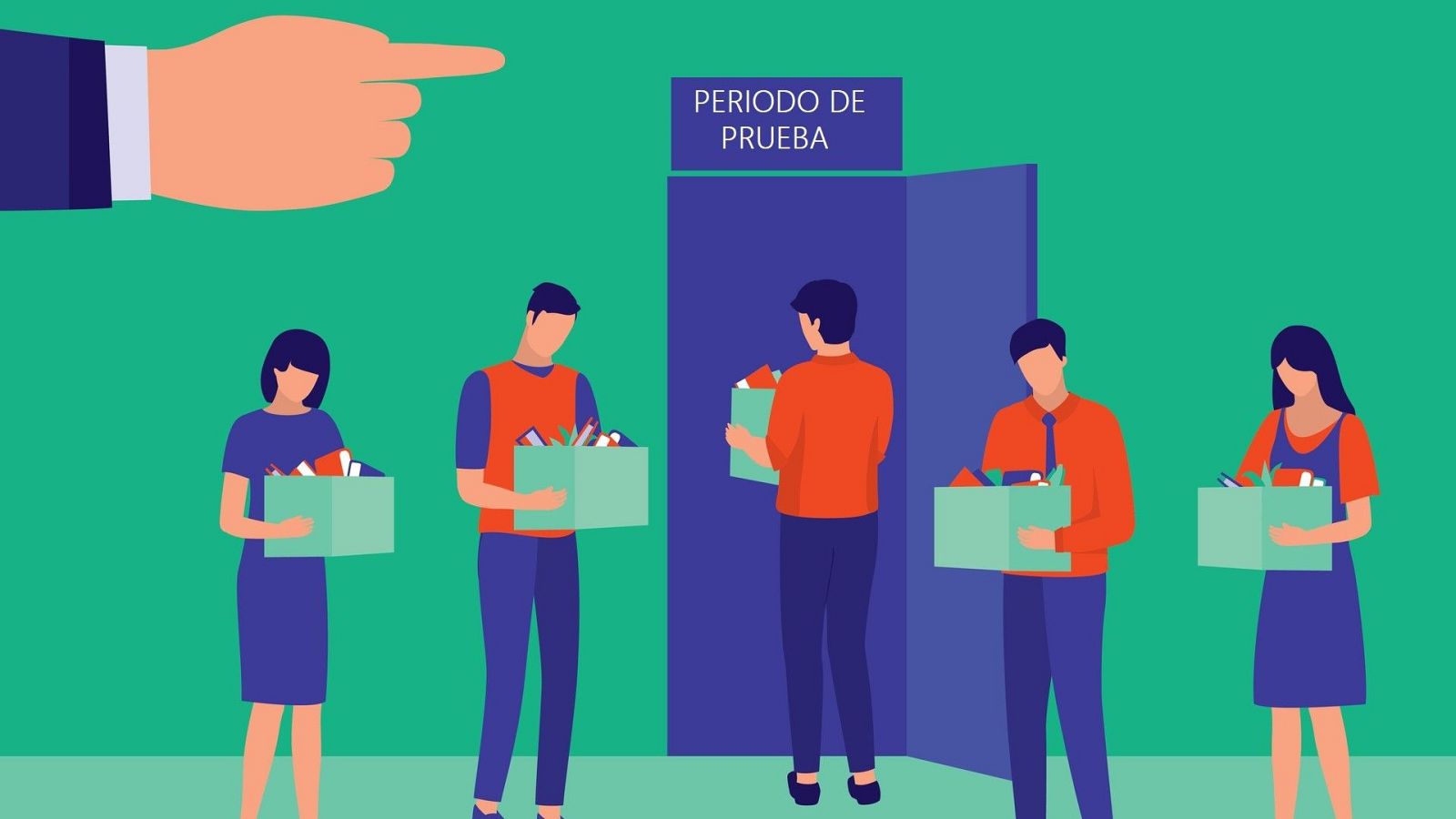 Cuando no te pueden despedir en periodo de prueba - Aquí hay trabajo | Ver