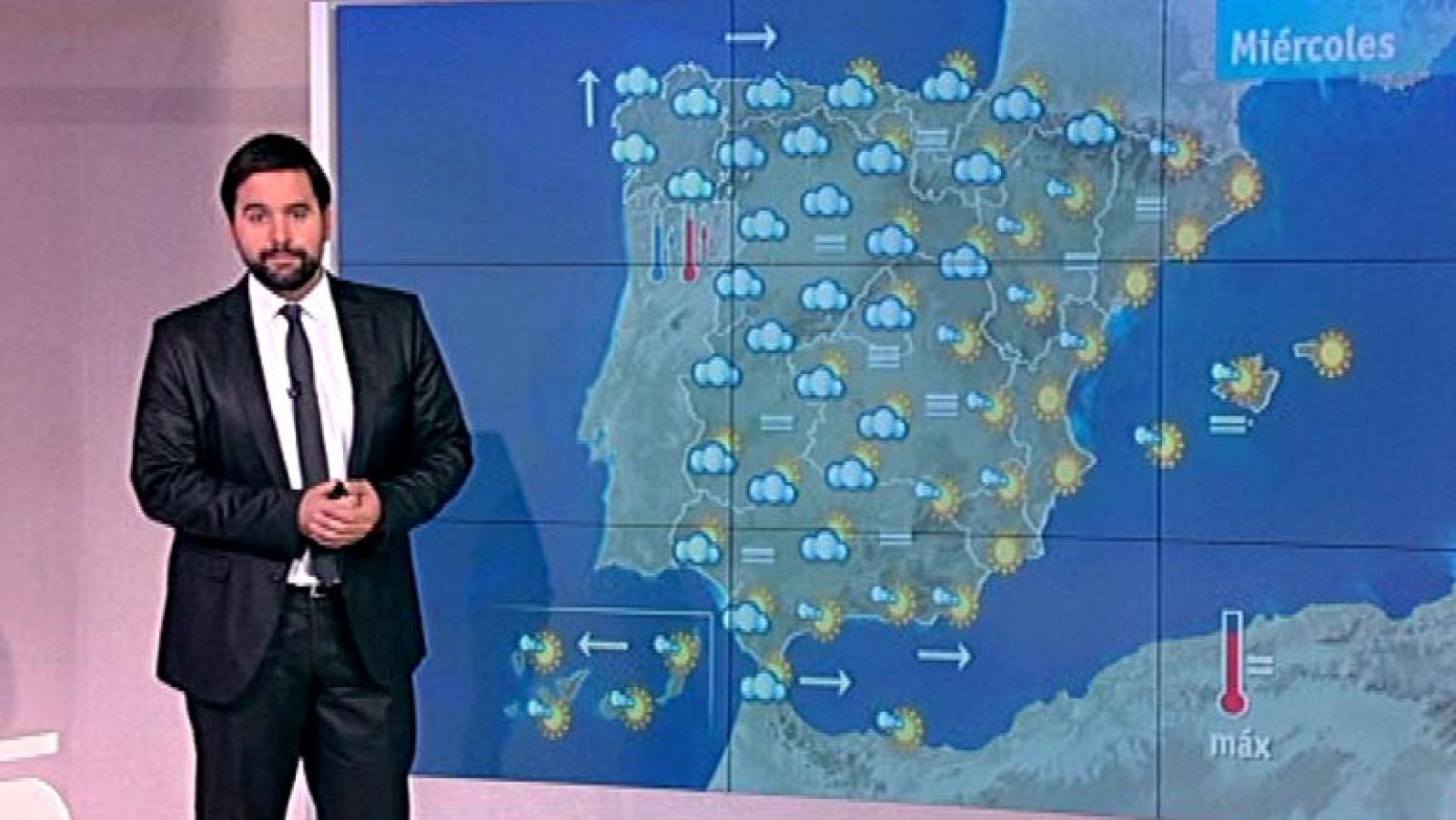 Lluvias en Galicia y cielo despejado en el resto