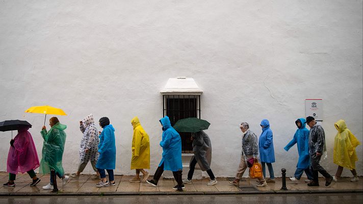Telediario 1 - Llega Laurence, la nueva borrasca que va a dejar lluvia, nieve y viento