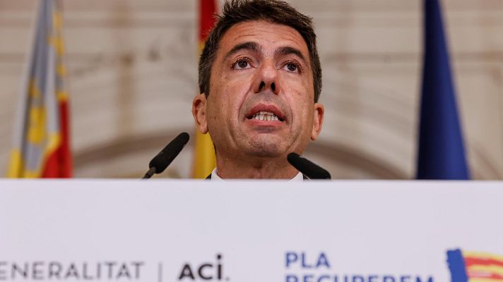 Telediario 1 - El Gobierno critica el "pacto de la vergüenza" de Mazón con Vox y el PP lo aplaude como "una buena noticia"