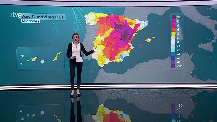 El tiempo - Ascenso generalizado de las temperaturas máximas