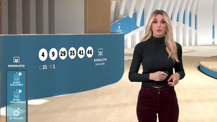 Loterías - Sorteo de la Bonoloto y Euromillones del 18/03/2025