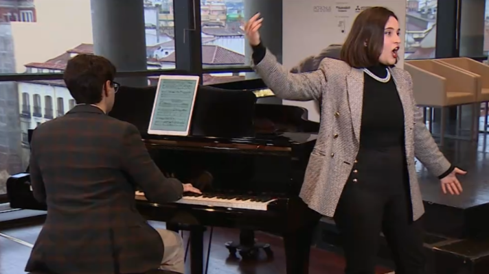 Telediario 1 - El programa Crescendo, Creamos Ópera elige a 18 estudiantes para que actúen en el Teatro Real