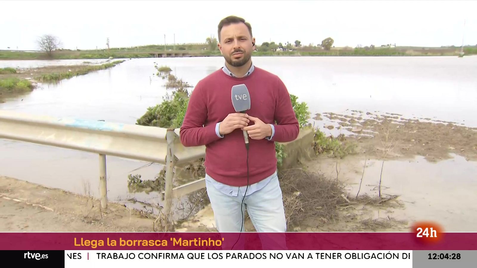 Desalojados trece vecinos en El Palmar de Troya ante la llegada de Martinho - Informativo 24h | Ver