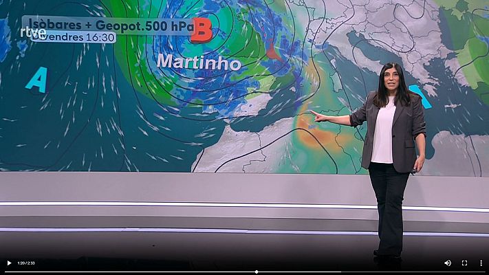 El temps - La primavera comença amb la Borrasca Martinho