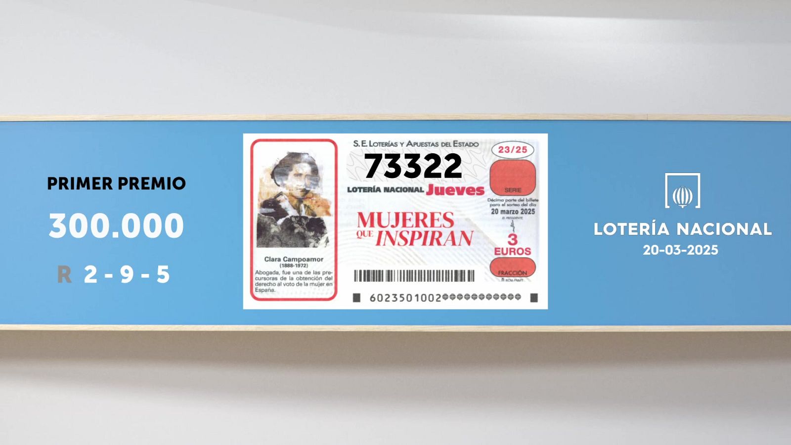 Sorteo de la Lotería Nacional del 20/03/2025 - Ver ahora