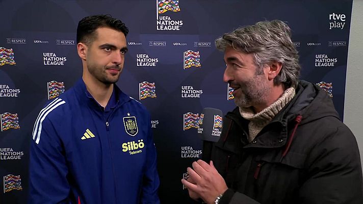UEFA Nations League - Mikel Merino: "Este año me está tocando tener un rol más goleador"