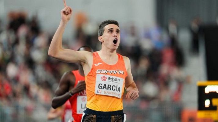 Atletismo - Mariano García gana su serie y se mete en la final del 1500m en los Mundiales de Nanjing