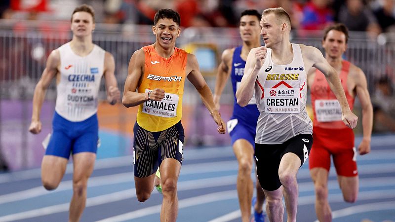 Josu Canales pasa a la final de 800 metros en el Mundial de atletismo en pista cubierta