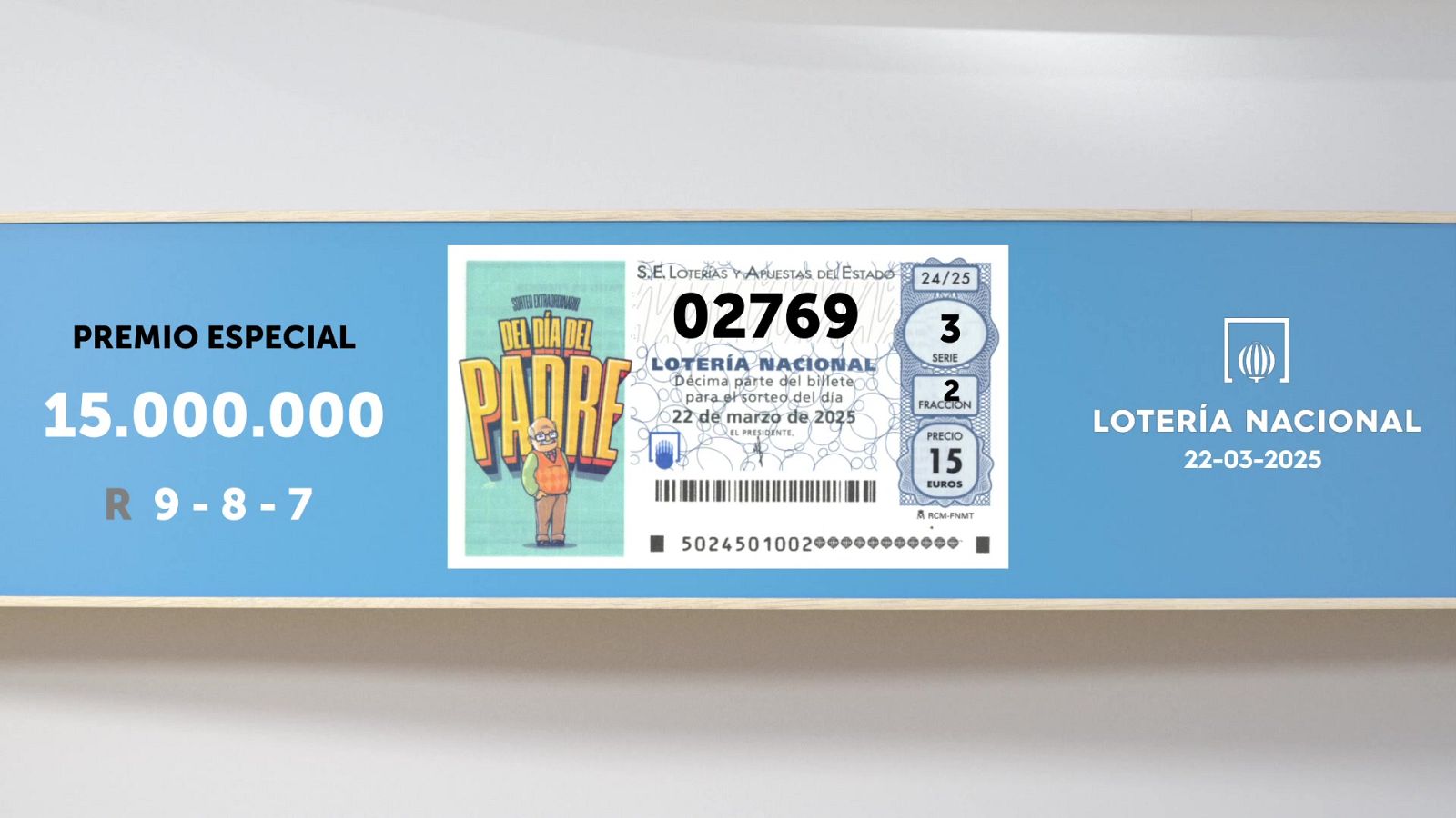 Sorteo de la Lotería Nacional del 22/03/2025 - Ver ahora