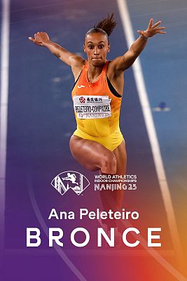 Atletismo - Ana Peleteiro logra la medalla de bronce en el Campeonato del Mundo de Nankín