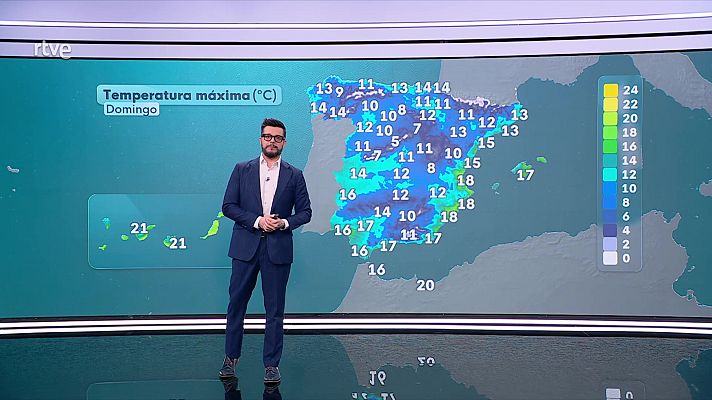 El tiempo - Vientos muy fuertes en litorales de Galicia, cantábrico y mediterráneo