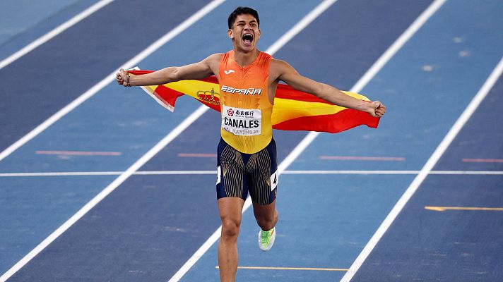 Josu Canales se estrena con un bronce mundial en unos 800m rapidsimos