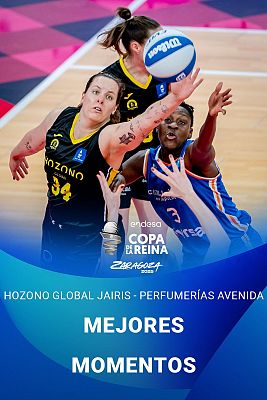 Baloncesto en RTVE - El show de Aina Ayuso y Lou López-Sénéchal da la Copa de la Reina al CB Jairis
