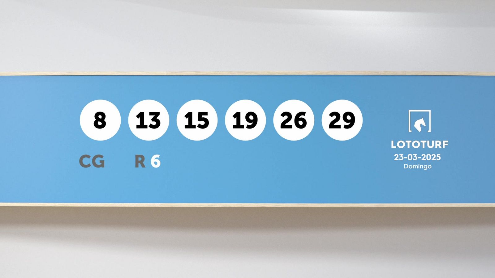 Sorteo de la Lotería Lototurf del 23/03/2025 - Ver ahora