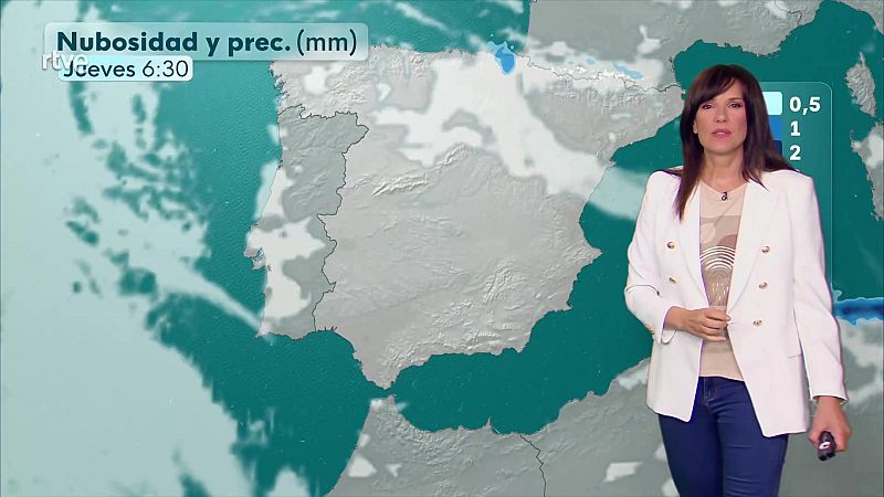 Viento fuerte en litorales del Cantábrico y del Mar de Alborán - ver ahora