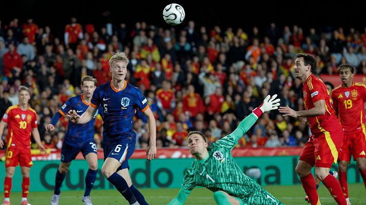 UEFA Nations League - Mikel Oyarzabal consigue el doblete para completar una contra fulgurante de la selección española
