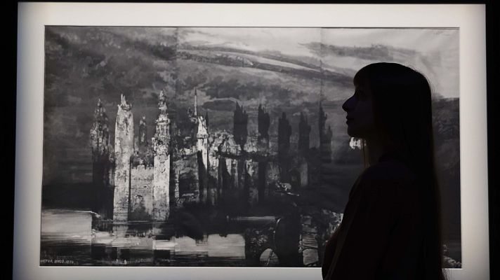 Telediario 1 - Los desconocidos dibujos de Victor Hugo