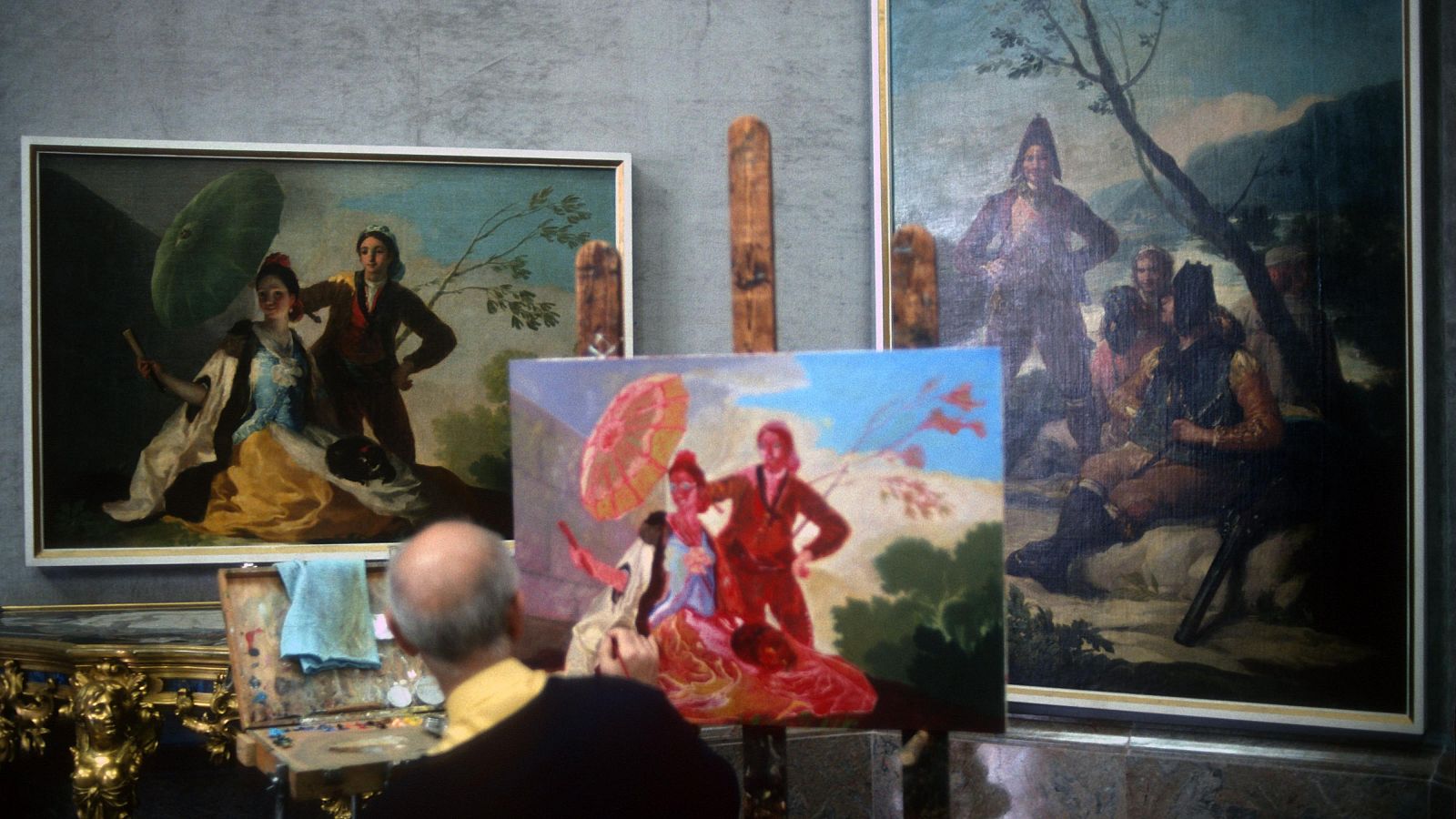 Aracne, un programa que permite analizar los lienzos - Telediario 2 | Ver