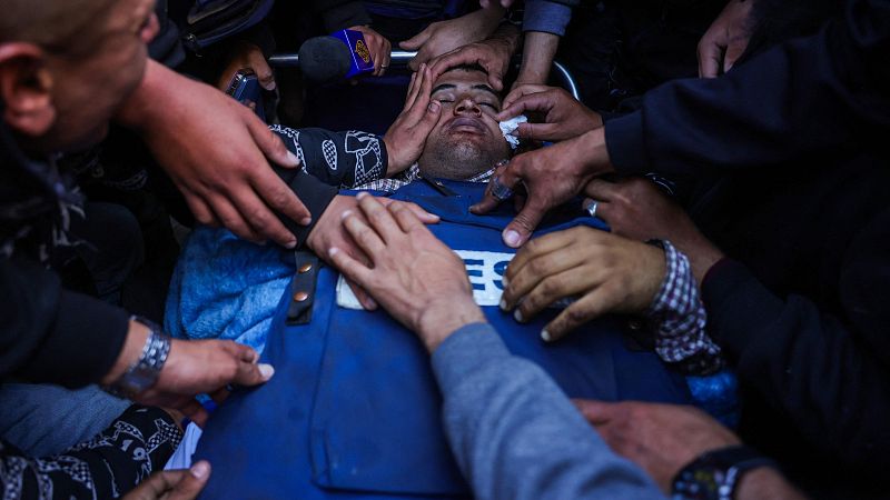 Israel asesina a dos periodistas palestinos en ataques contra la Franja de Gaza