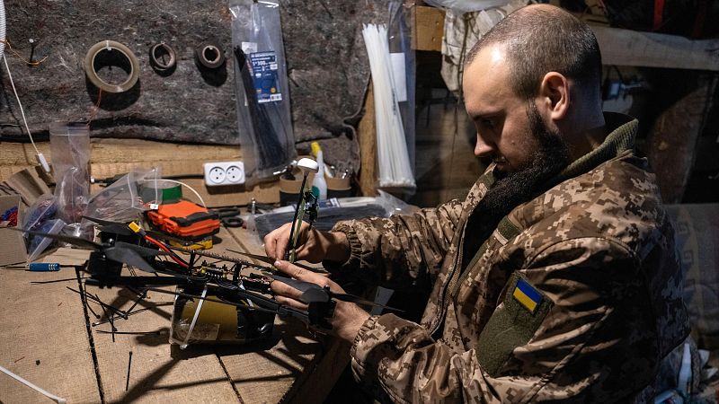 La vida de los soldados ucranios en el frente