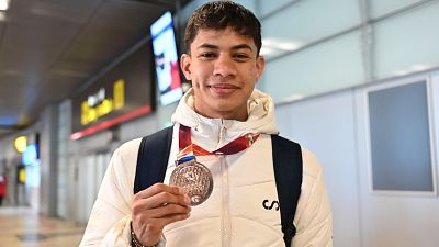 Josu Canales sigue sin creerse su bronce mundial y se acuerda de su abuela: "Era un adolescente que estaba medio perdido"