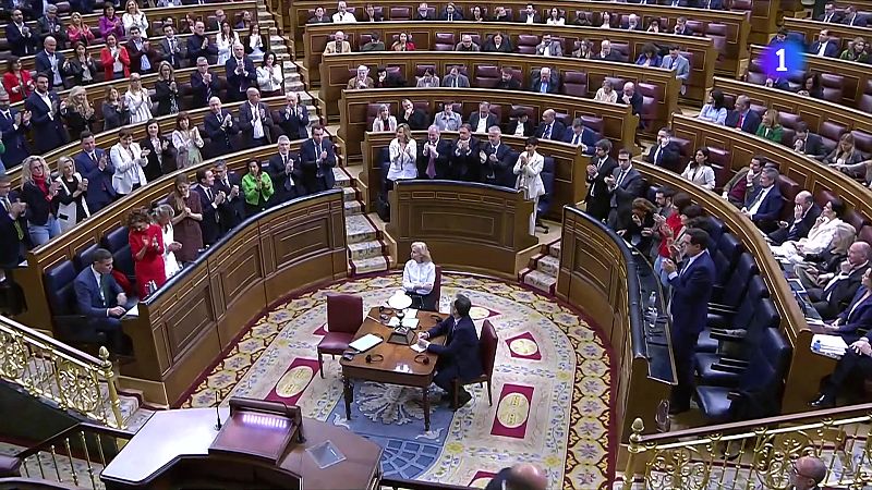 Pedro Sánchez defensa la Congrés l'augment de la despesa militar - L'Informatiu | Veure