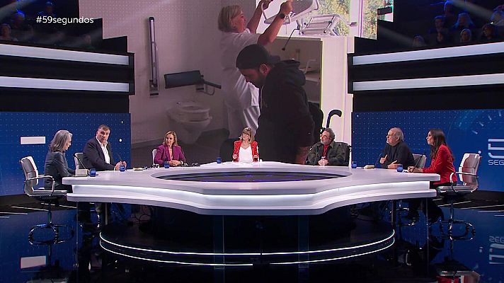 59 segundos - Juan Carlos Unzué, debate sobre dependencia y la ley ELA.