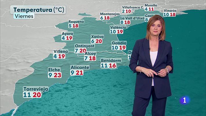 L'informatiu - Comunitat Valenciana - El tiempo en la Comunitat Valenciana - 27/03/2025