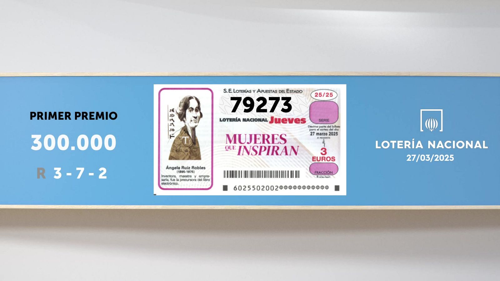 Sorteo de la Lotería Nacional del 27/03/2025 - Ver ahora