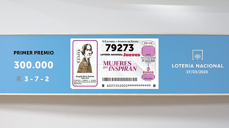 Sorteo de la Lotería Nacional del 27/03/2025 - Ver ahora