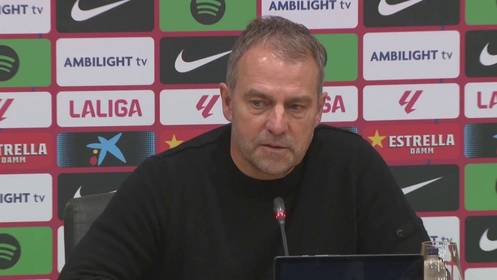 Flick: "La lesión de Olmo es un precio muy alto por tres puntos" - Fútbol | Ver