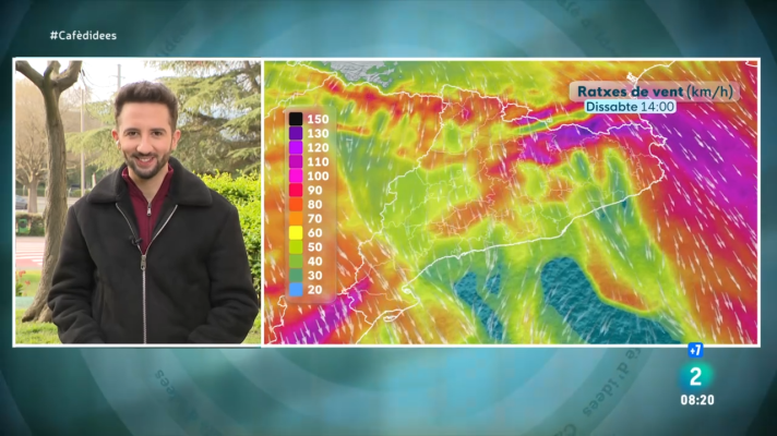 El temps - Cap de setmana de sol, ventades, mala mar i neu al Pirineu