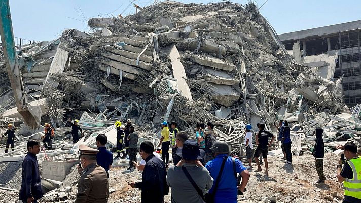 Diario 24 - Un terremoto de 7,7 sacude Birmania y Tailandia