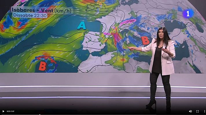 El temps - Cap de setmana: sol, vent fort, mala mar, neu i Torb al Pirineu