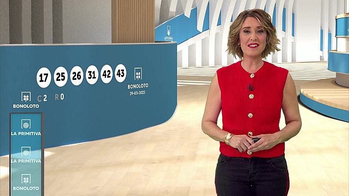 Loterías - Sorteo de la Bonoloto y Primitiva del 29/03/2025