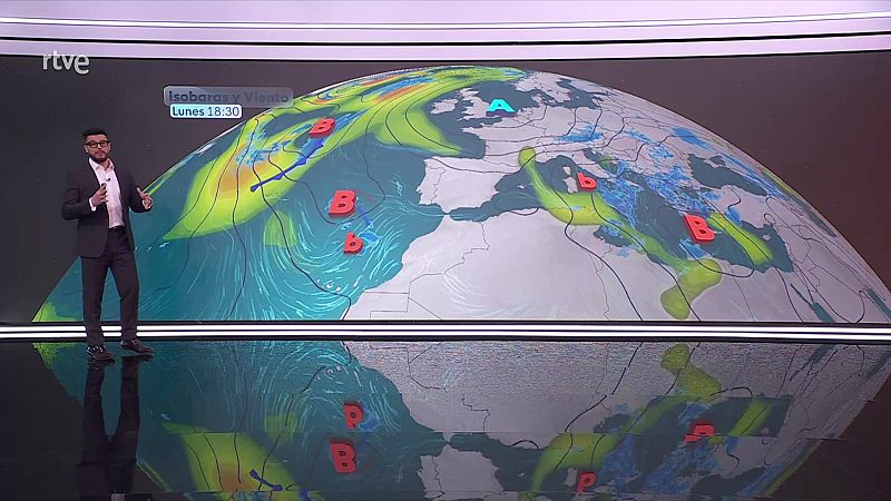 Intervalos de viento fuerte de componente norte en Pirineos, Ampurdán, bajo Ebro, Menorca y Mallorca - ver ahora