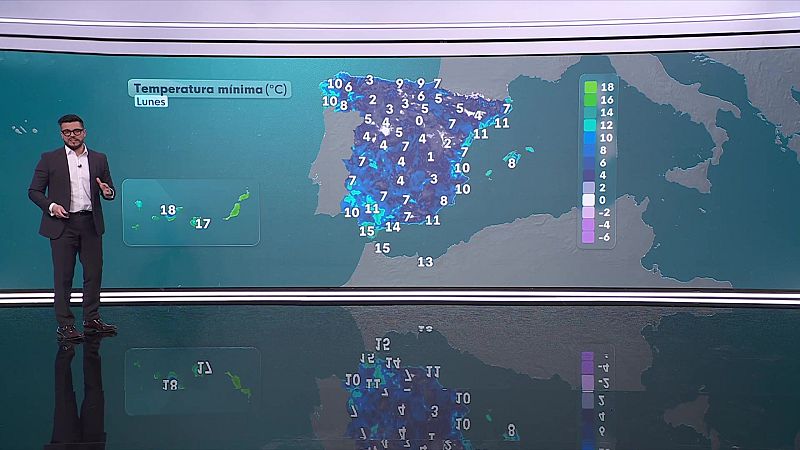 Chubascos localmente fuertes y acompañados de tormenta en las islas Canarias más occidentales - ver ahora